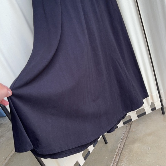 ❗️SOLD❗️EUC- LULAROE BLACK W/GREEN TRIM FLARED MAXI DRESS - Picture 8 of 14